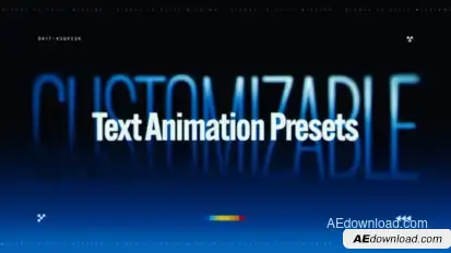 Text Animations Titles template preview