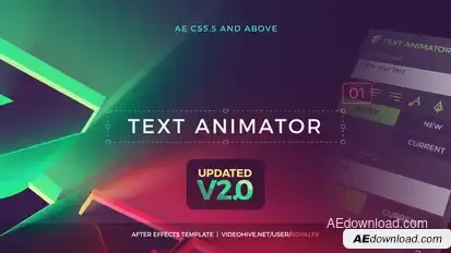 TypeX - Creative Pack: Title Animation Presets Library Titles template preview