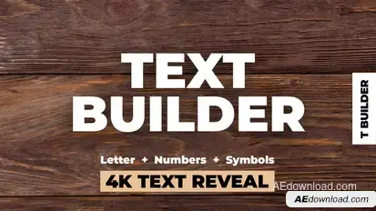 Text Builder Titles template preview