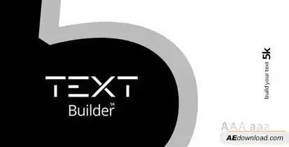 Videohive Text Builder | Ultimate Options Titles template preview