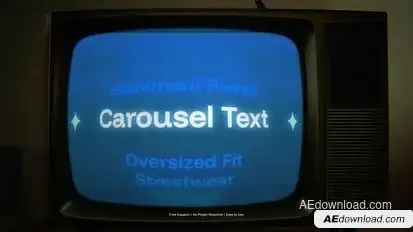 Text Carousel Titles template preview
