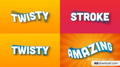 Text Effect 05 Titles template preview