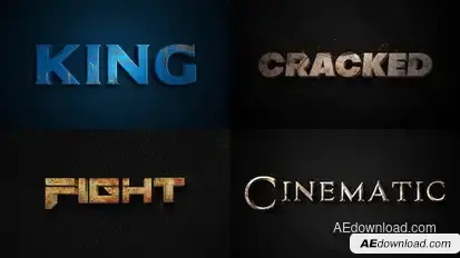 Text Effect - Action Style 02 Titles template preview
