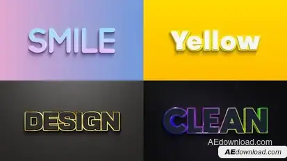 Text Effect - Elegant Style 02 Elements template preview