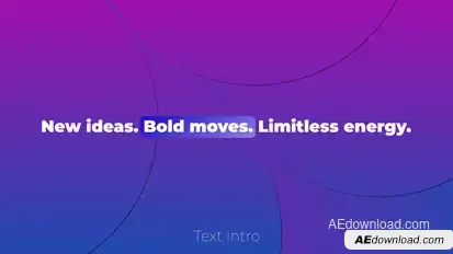 Text Intro Titles template preview
