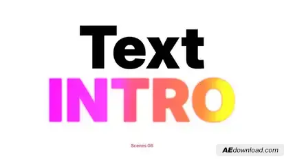 Text Intro | After Effects Titles template preview