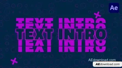 Text Intro Openers template preview