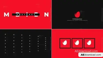 Text Logo Intro V 0.6 Openers template preview