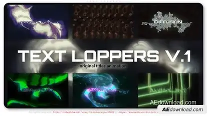 Text Loppers Titles template preview
