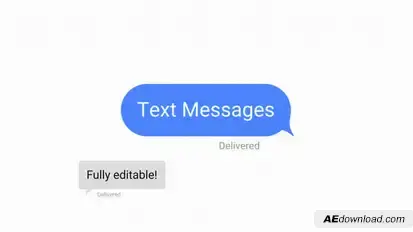 Text Messages Titles template preview