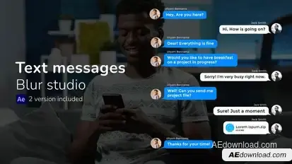 Text Messages Titles template preview
