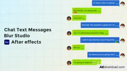 Text Messages V2 Titles template preview