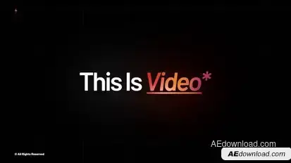 Text Preset | After Effects Titles template preview