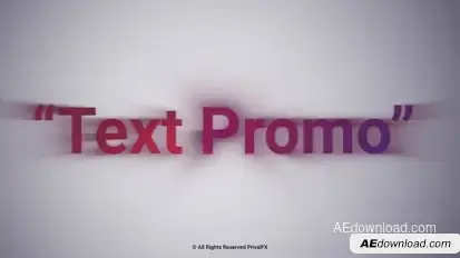 Text Promo Titles template preview