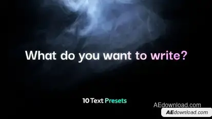 Text Scene Titles template preview