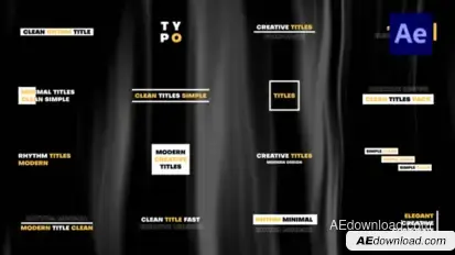 Text Titles Titles template preview
