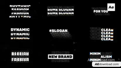 Text Titles / Ae Titles template preview
