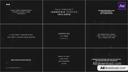 Text Titles Animation  AE Titles template preview