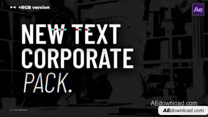 Text Titles Pack  AE Titles template preview