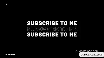 Text Titles +RGB | After Effects Titles template preview