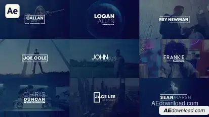 Text Titles Typography Titles template preview