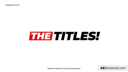 Text Typography | After Effects Titles template preview