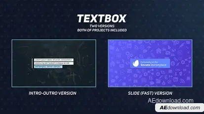 Textbox - Title Animations Titles template preview