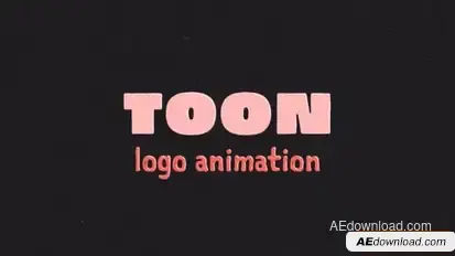 Textured Liquid Cartoon Logo Logo Stings template preview