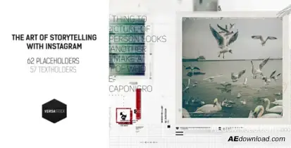 The Art of Storytelling Video Displays template preview