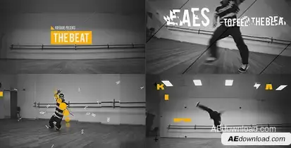 The Beat Video Displays template preview