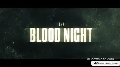 The Blood Night Titles template preview