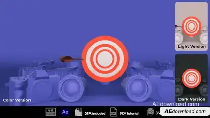 The Camera Professional Logo Stings template preview