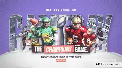 The Champions Game - Sports Opener Openers template preview