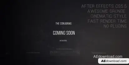 The Conjuring - Cinematic Trailer Video Displays template preview