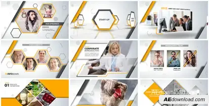 The Corporate broadcast-packages template preview