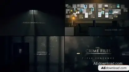 The Crime Files I Title Sequence Openers template preview