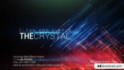 The Crystal Titles Titles template preview