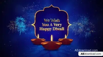The Diwali Logo Logo Stings template preview