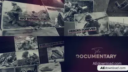 The Documentary Video Displays template preview