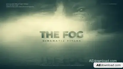 The Fog Cinematic Title Video Displays template preview