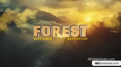 The Forest I Title Opener Openers template preview