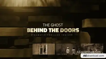 The Ghost Behind the Doors I Trailer Openers template preview