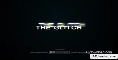 The Glitch Openers template preview