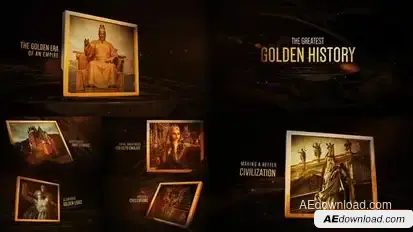 The Golden History Openers template preview