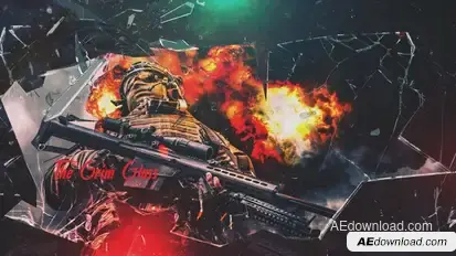 The Grim Glass Trailer Video Displays template preview
