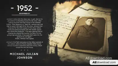 The History Video Displays template preview