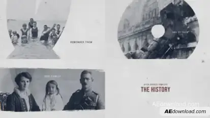 The History 4K Video Displays template preview