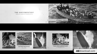 The History in Photos Video Displays template preview