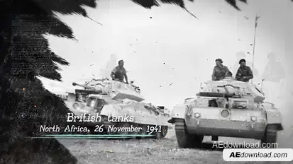 The History Slideshow Video Displays template preview