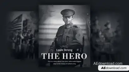The History X Video Displays template preview